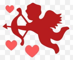 Iconos De Corazones Cupidos Y Figuras - Imagenes De Cupidos Emoji,Imagenes De Emojis De Amor
