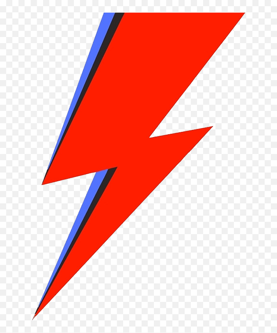 Red Lightning Bolt Png - David Bowie Lightning Bolt Png Emoji,Lightning Bolt Emoji