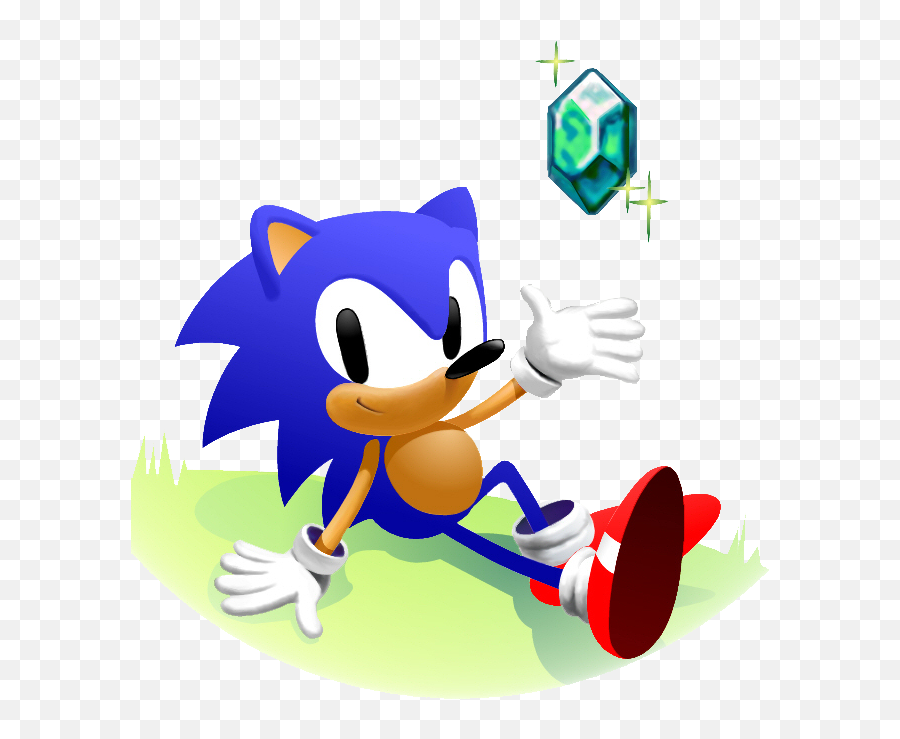 Sonic The Hedgehog Cd - Transparent Classic Sonic The Hedgehog Emoji,Guess The Emoji Level 166