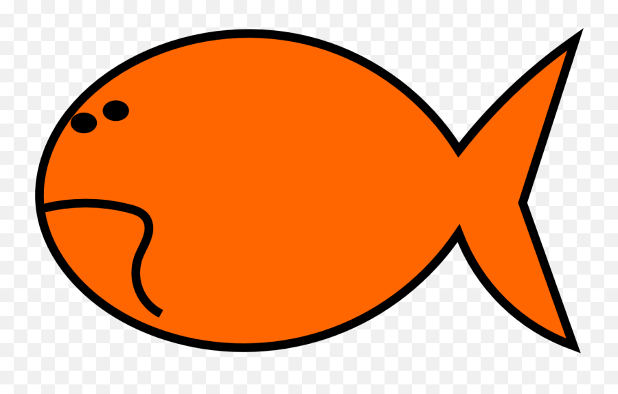 Simple Fish Clipart - Clip Art Library Aquarium Fish Emoji,Gold Fish Emoji