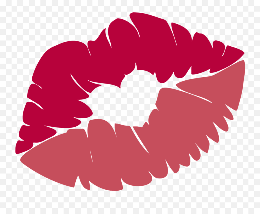 Kiss Valentine Heart Mouth Lips Rosa - Kiss Lips Svg Emoji,Valentine Emojis