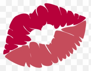 Kiss Valentine Heart Mouth Lips Rosa - Kiss Lips Svg Emoji,Valentine Emojis