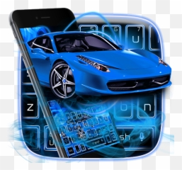 Dynamic Blue Car Keyboard Theme - Google Play Mobile Phone Emoji,Car Electric Battery Emoji