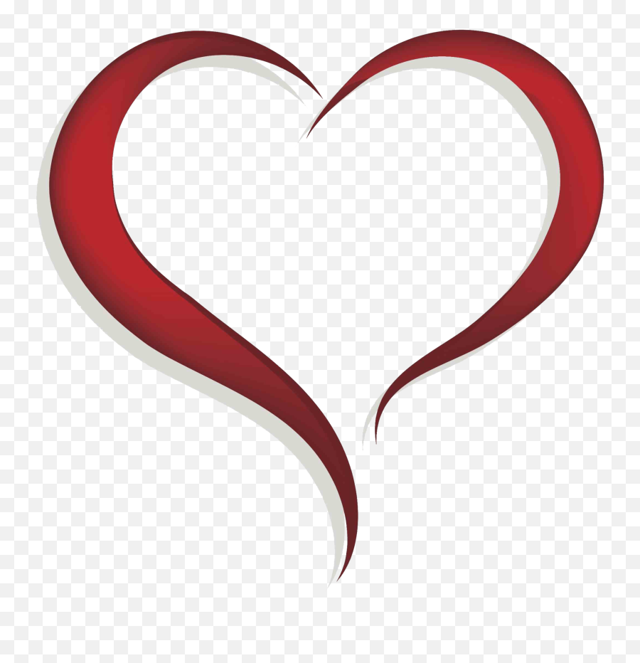 La Habra Ca - Open Heart Clip Art Png Download Full Transparent Half Heart Svg Emoji,Concha Emoji