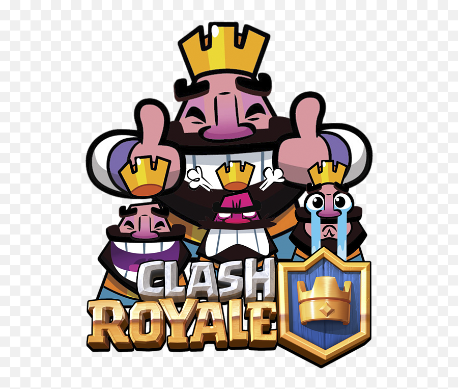 Clash Royale Cry Emote Clipart - Clash Royale Logo Png Hd Emoji,Clash Royale Emojis