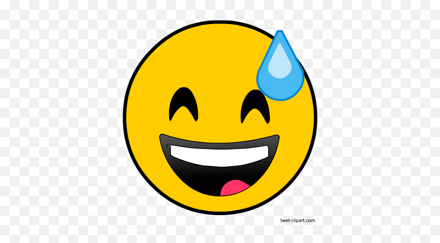 Free Emoji Clip Art - Free Printable Emoji Photo Booth Props,Sweat Emoji Png