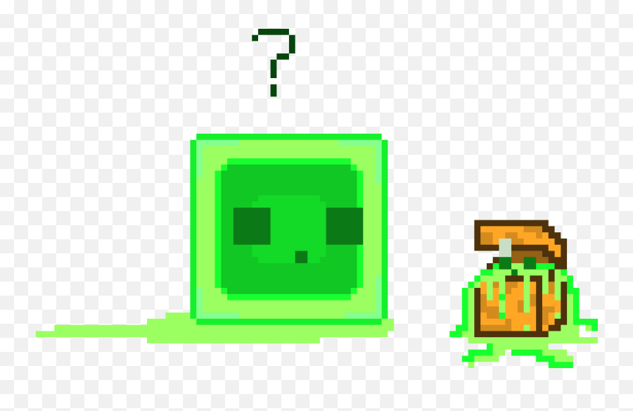 Pixel Art Gallery - Pixel Art Maker Slime De Minecraft Emoji,Hotbar Emoticons