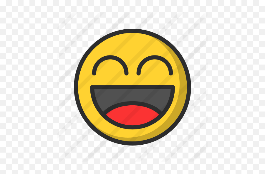 Happy - Wide Grin Emoji,Color Emoticons For Twitter