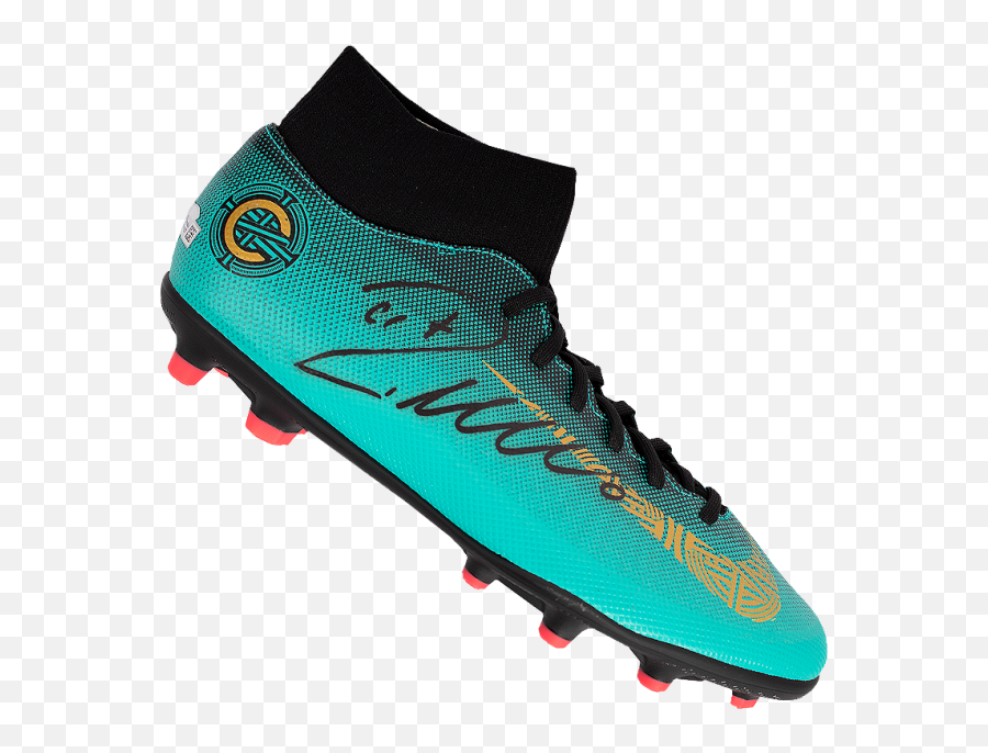 Cristiano Ronaldo Signed Nike Cr7 - Nike Football Shoes Png Emoji,Cr7 Soccer Cleats Of Emojis