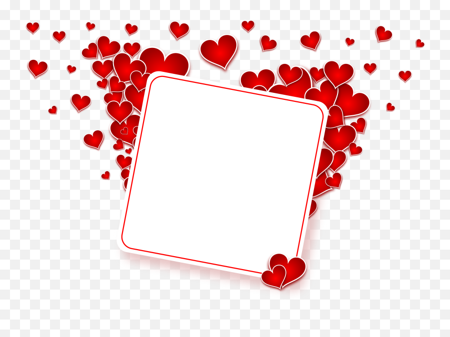 14 Postales Para Enviar - Frame Heart Shape Png Emoji,Tarjetas De San Valentin Emojis