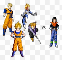 Ssj Goku Ssj Vegeta Ssj Trunks Ssj - Display Dragon Ball Z Emoji,Android 17 Human Emotions