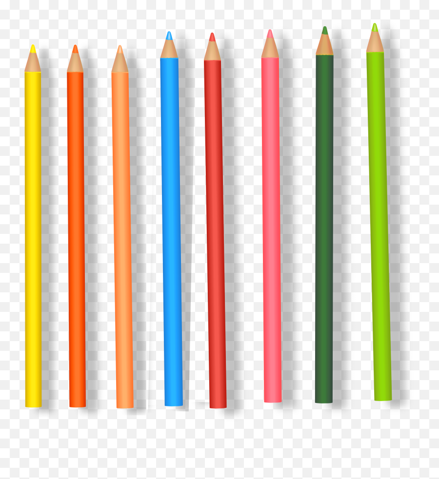 Pencils Transparent Png Vector Clipart - Full Size Clipart Vertical Emoji,Pencil Emoji Png
