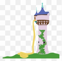 Rapunzel Tower Disney Princess Tangled Clip Art - Rapunzel Rapunzel Tower Clipart Emoji,Rapunzel Coming Out Of Tower With Emotions