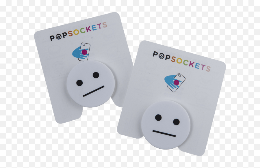 2 - Pack Black Or White Meh Face Popsockets Happy Emoji,Meh Face Emoji