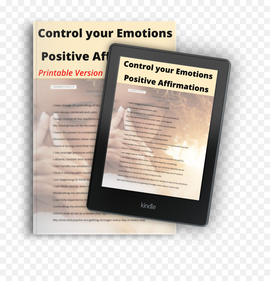 Positive Affirmations To Control Your - Document Emoji,Emotions Net Worth