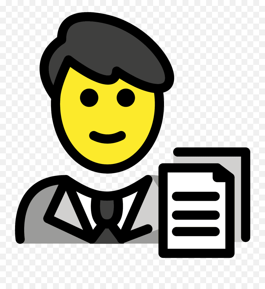 U200d Trabajador De Oficina Hombre - Transparent Work Emoji Png,Emojis Mentiroso