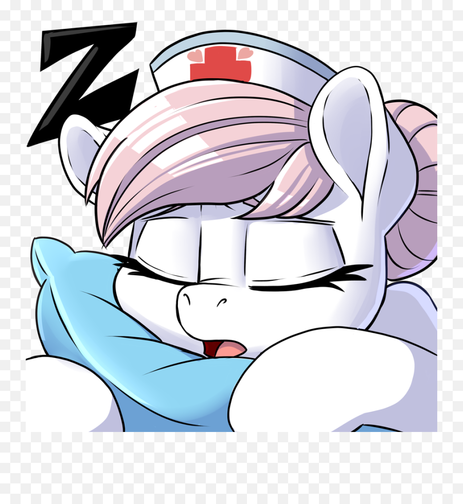 Female Mare Nurse Redheart - Mlp Nurse Redheart Art Emoji,Sleepojg Emoji No Background