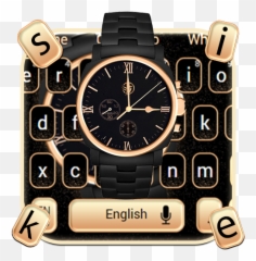 Amazoncom Luxury Gold Watch Keyboard Theme Appstore For - Solid Emoji,Emoji Deluxe