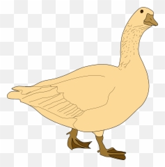 Golden Goose Vector Clipart - Golden Goose Cartoon Png Emoji,Goose Emoticon
