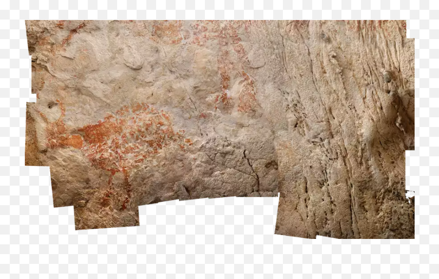 Cave Art Researchers Have Identified 40000 - Yearold Cave 40000 Year Old Cave Paintings In Borneo Emoji,Emotion Behind Caves
