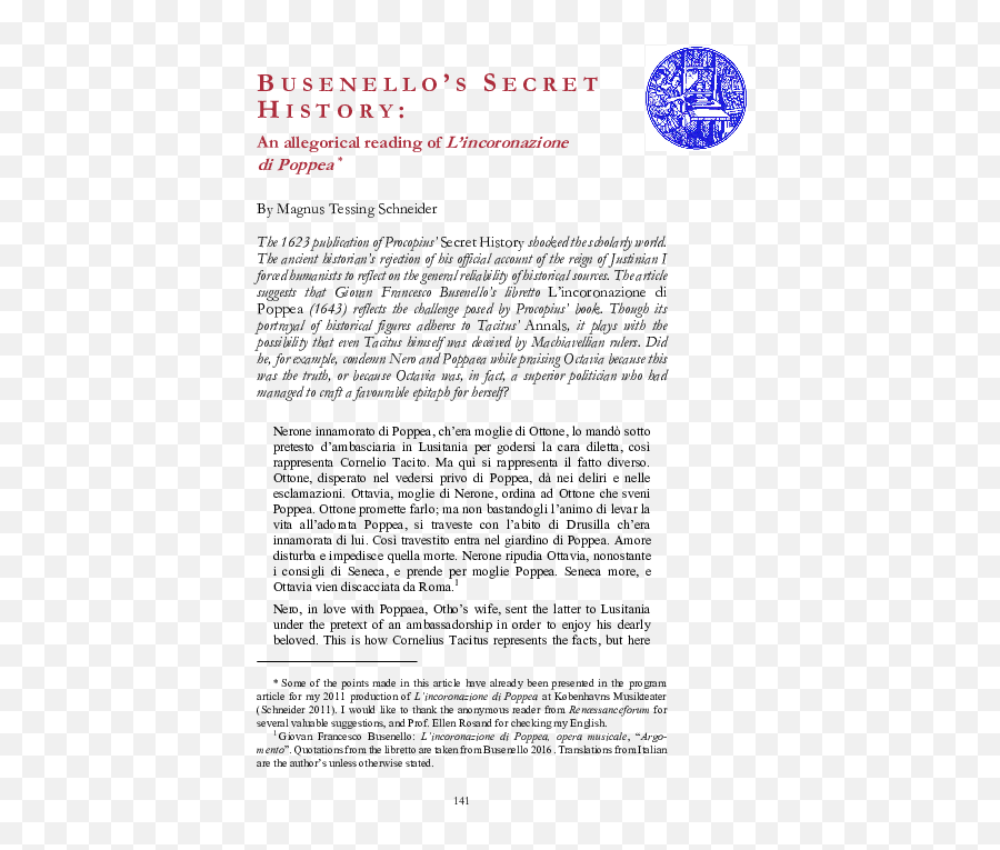 Gian Francesco Busenello Research - Document Emoji,Emotions Of L'ormindo Gian Francesco Busenello Research - Document Emoji,Emotions Of L'ormindo