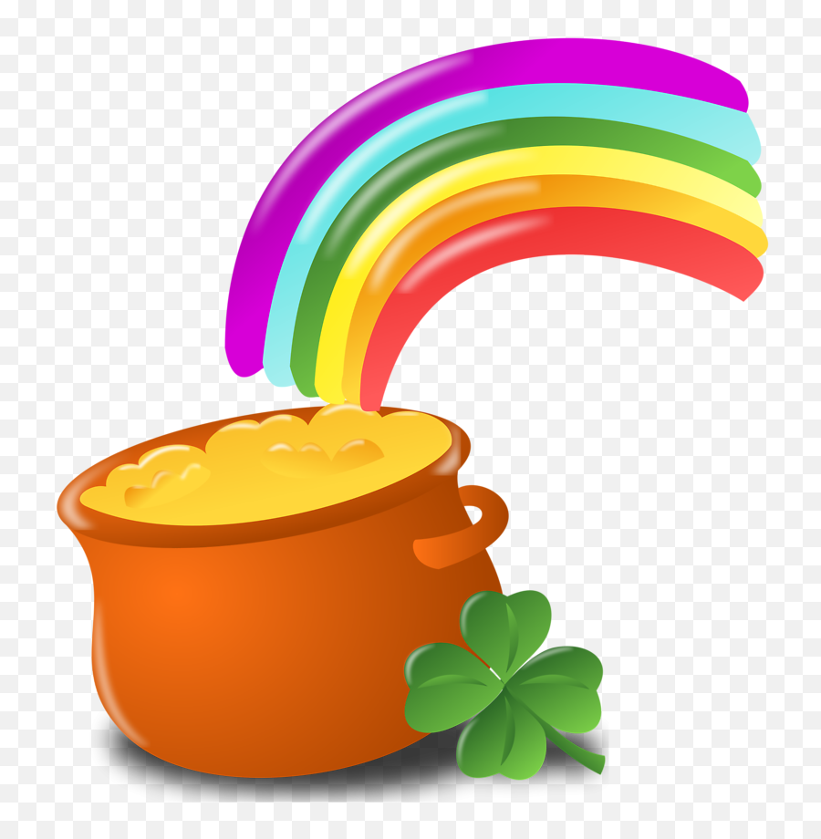 Pictures Of A Pot Of Gold - Clipart Best Saint Patricks Clipart Emoji,Thinking Emoji Clear Backround