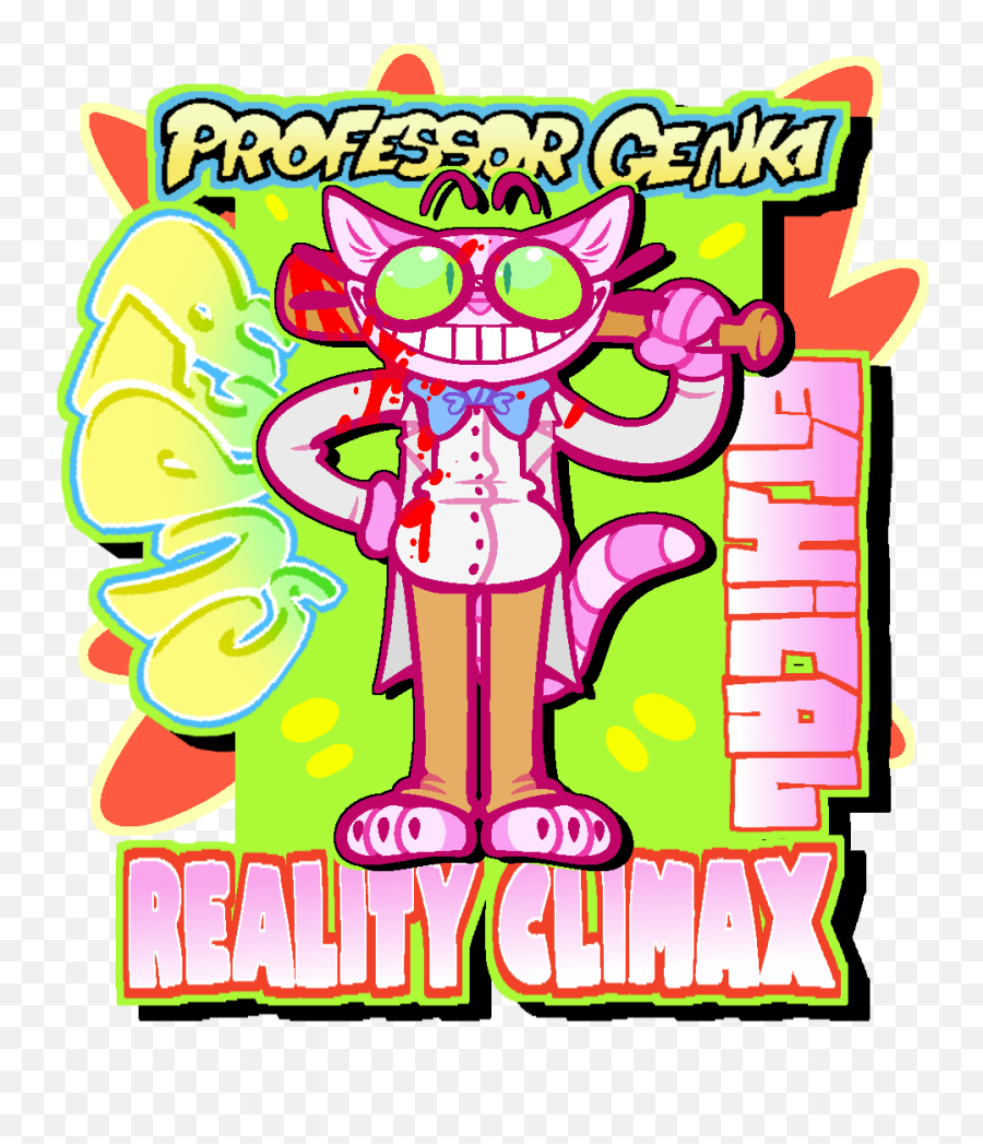 Professor Genki - Dot Emoji,Professor Genki Emoticon