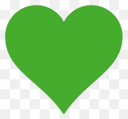Free Green Heart Transparent Background - Green Heart Transparent Background Emoji,Heart Emojis Explosion