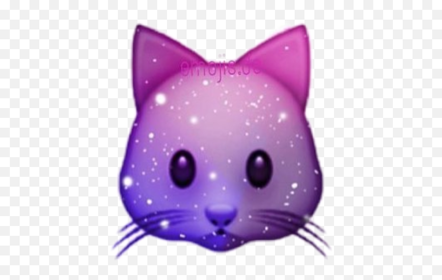 Emoji Galaxy Cat Sticker - Galaxy Cat Emoji,Galaxy Emoji
