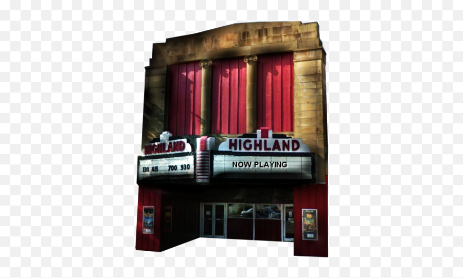 Download Highland Movie Theater - Full Size Png Image Pngkit Highland Square Akron Emoji,Theater Emoji