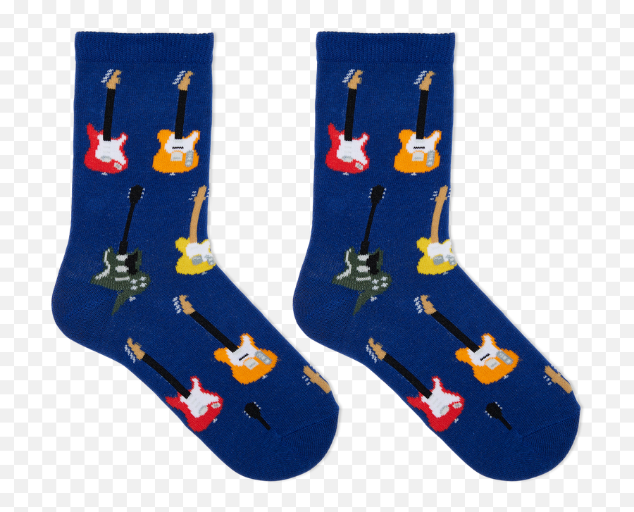 Hotsox Kidu0027s Guitars Crew Socks Emoji,Emojis Kids Costumes