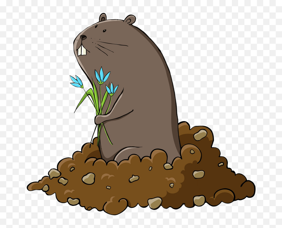 Groundhog Clipart - Clipart World Emoji,Emojis Durmiendo