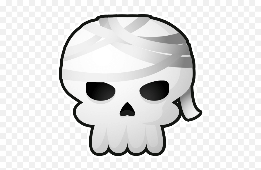 Skull Emoji By Marcossoft - Sticker Maker For Whatsapp,Skull And Crossbone Emojis