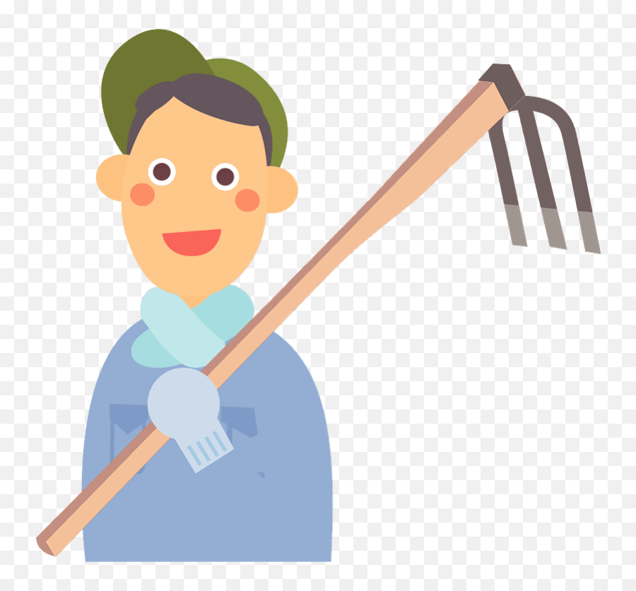 Farmer Clipart - Clipartworld Emoji,Snow Shovel Emoji