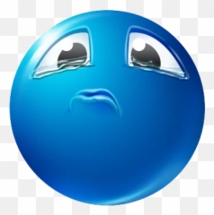 Telegram Sticker From Blue Emotions Pack Emoji,Tears Emoji Tiktok