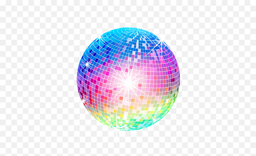 Disco Colorful Sparkling Sticker By - Icon Emoji,Party Ball Emoji