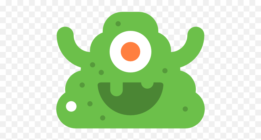 Monster Digital Data Desktop Environment Leaf Frog For - Dot Emoji,Leaf Emoticon Text