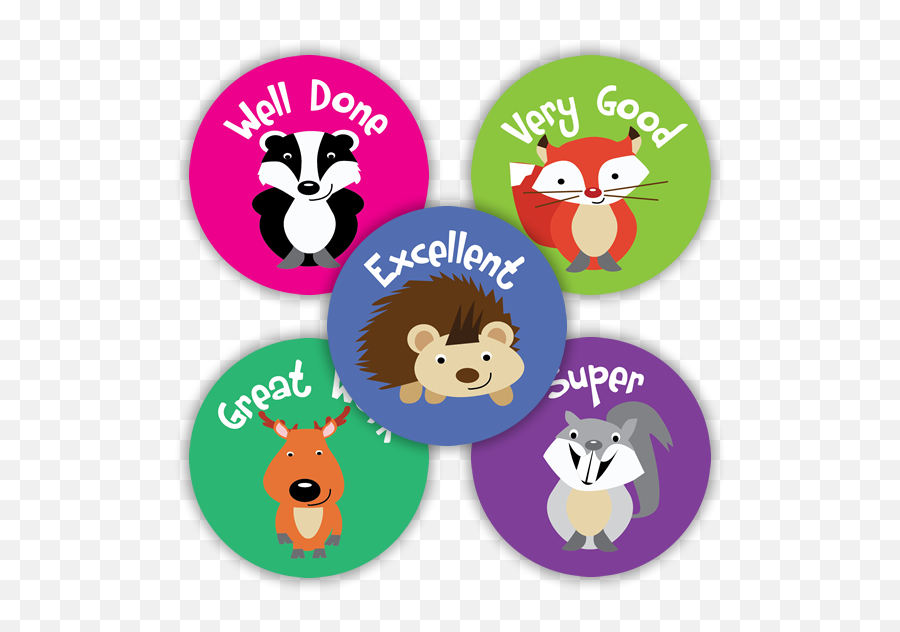 British Animals Variety Pack - Excellent Sticker Animal Emoji,Animals Showing Emotion