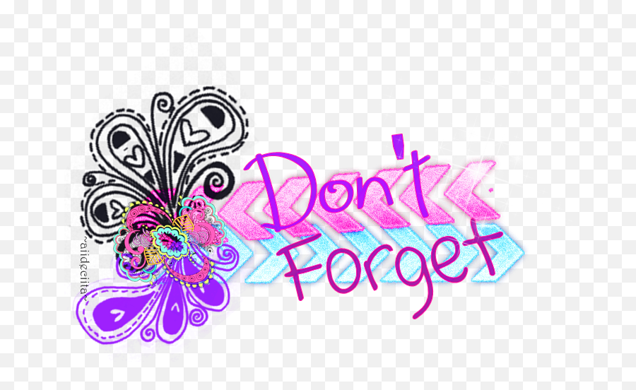 T Forget Clipart Png Transparent Png - Don T Forget Me Clip Art Emoji,Dont Forget Emoji