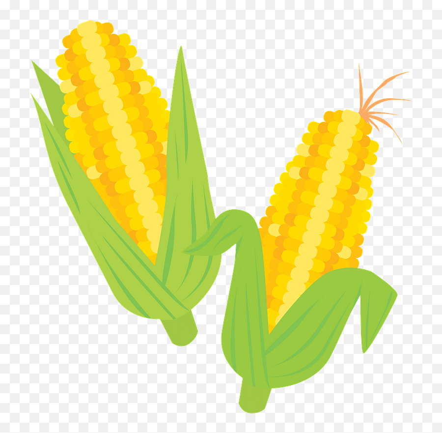 Ears Of Corn Clipart - Corn Clipart Emoji,Corn Cob Emoji