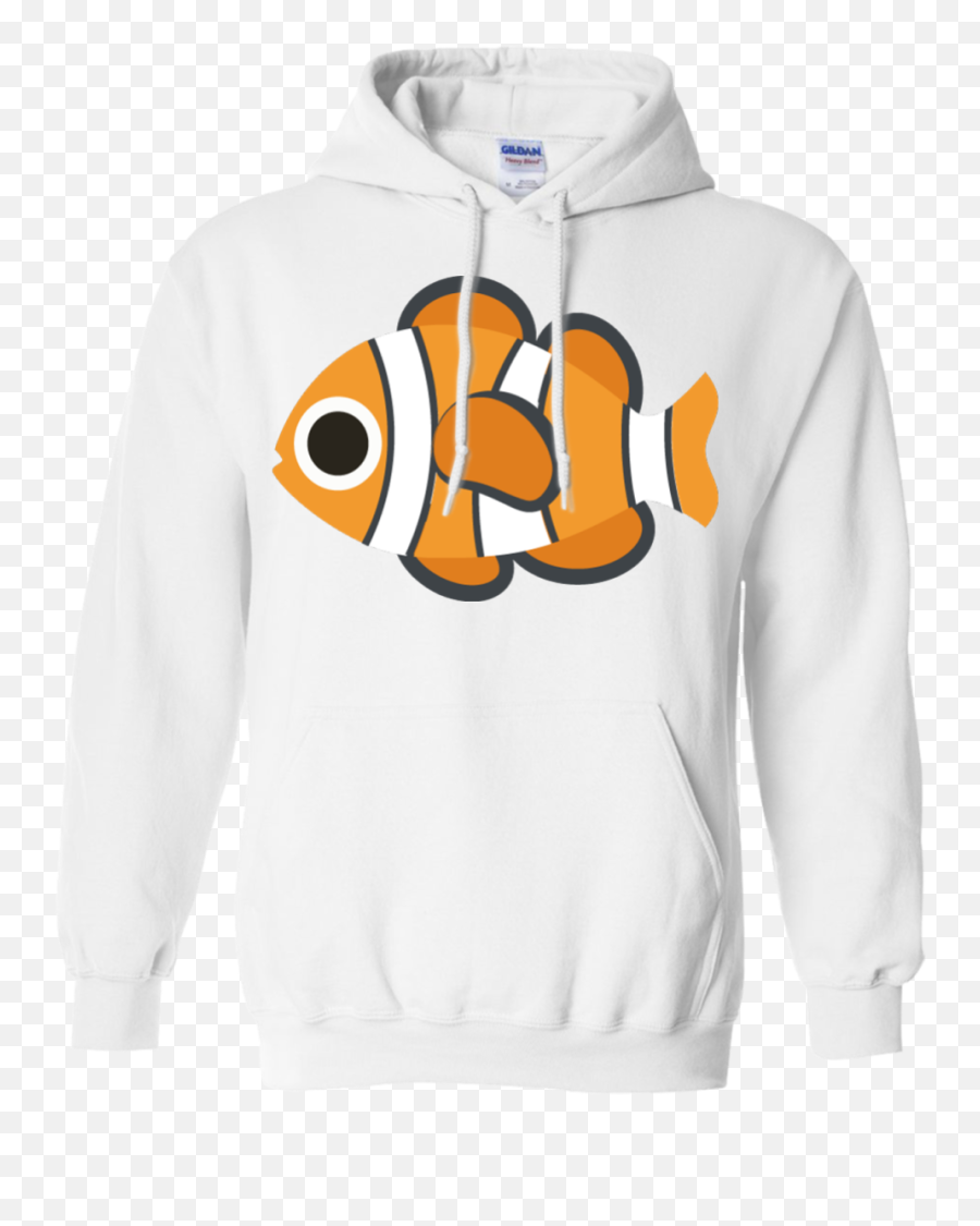 Nemo Fish Emoji Hoodie U2013 Wind Vandy - White Never Broke Again Hoodie,Fish Emoji