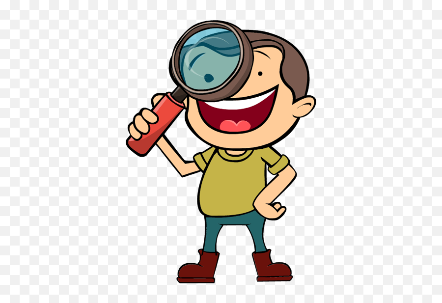 Clip Art Groundhog Day Boy Kid Happy - Transparent Kid With Magnifying Glass Clipart Emoji,Groundhog Emoticon