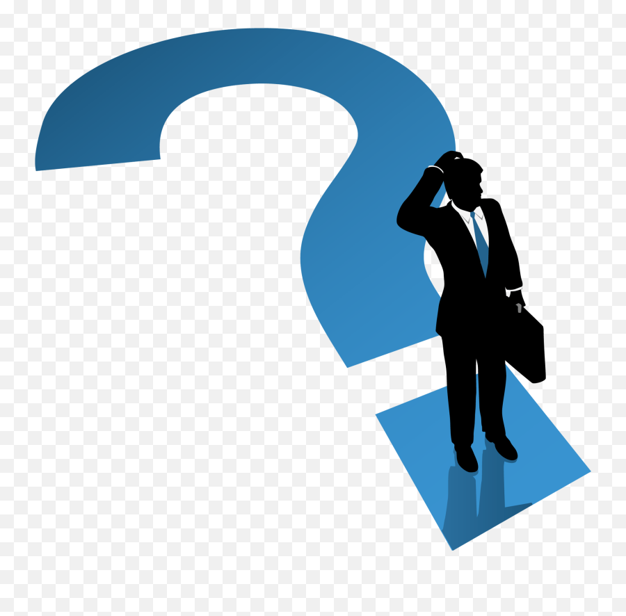 Question Mark Businessman Transparent Png - Stickpng Question Png Emoji,Question Mark Emoji Png