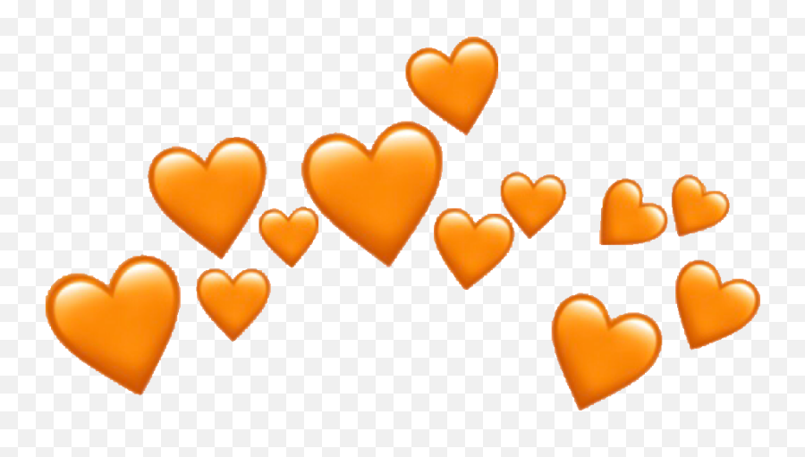 Orange Emojis - Heart Eyes Emoji Transparent,Orange Emoji