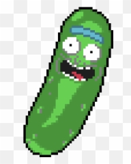 Pickles Clipart Sliced Pickles Sliced Transparent Free For - Minecraft Pickle Rick Pixel Art Emoji,Pickle Rick Emoji