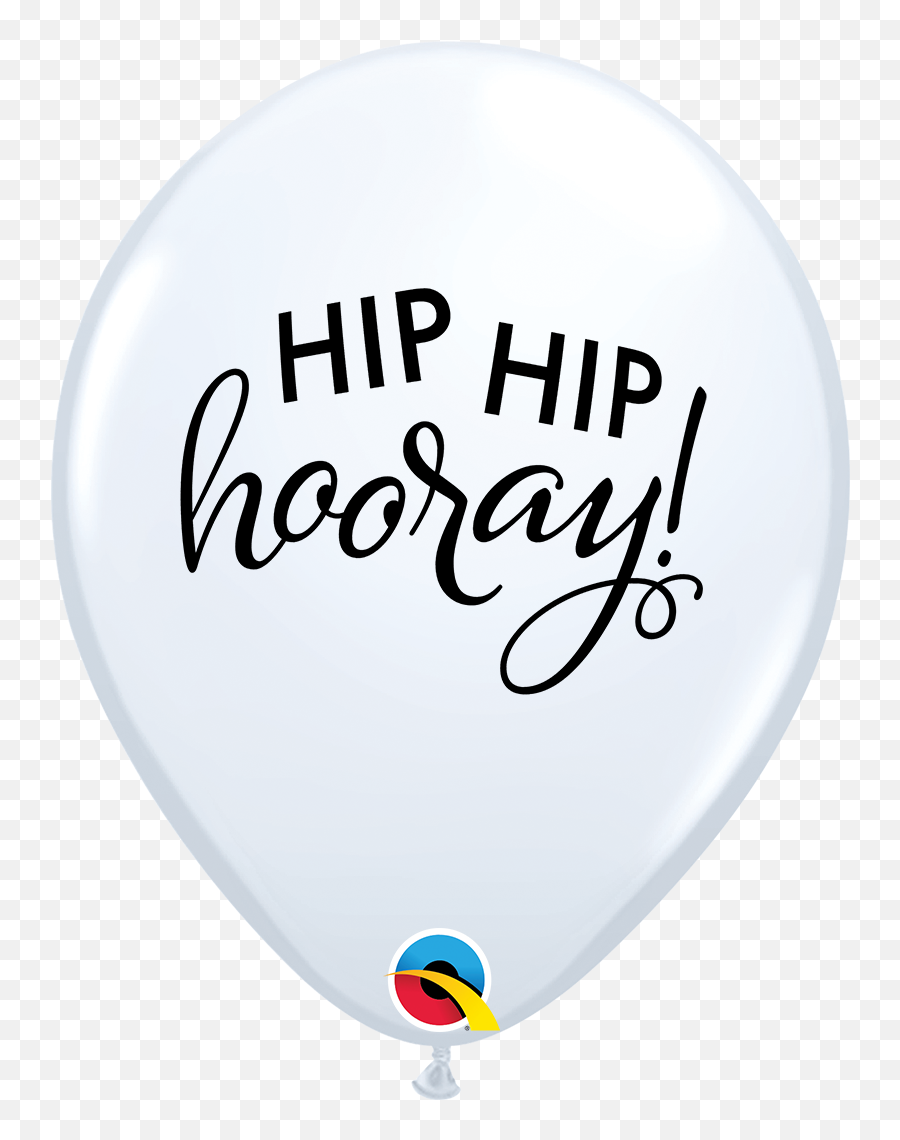 11 Simply Hip Hip Hooray White Latex Balloons Bargain - Hip Hip Hooray Balloons Emoji,Emoji Balloons Wholesale