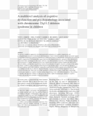 Chromosome 22q11 - Document Emoji,Giacomini Water Emotion