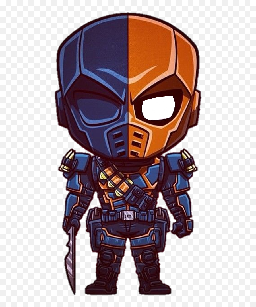 Chibideathstroke Deathstroke Sticker - Lord Mesa Art Deathstroke Emoji,Deathstroke Emoji