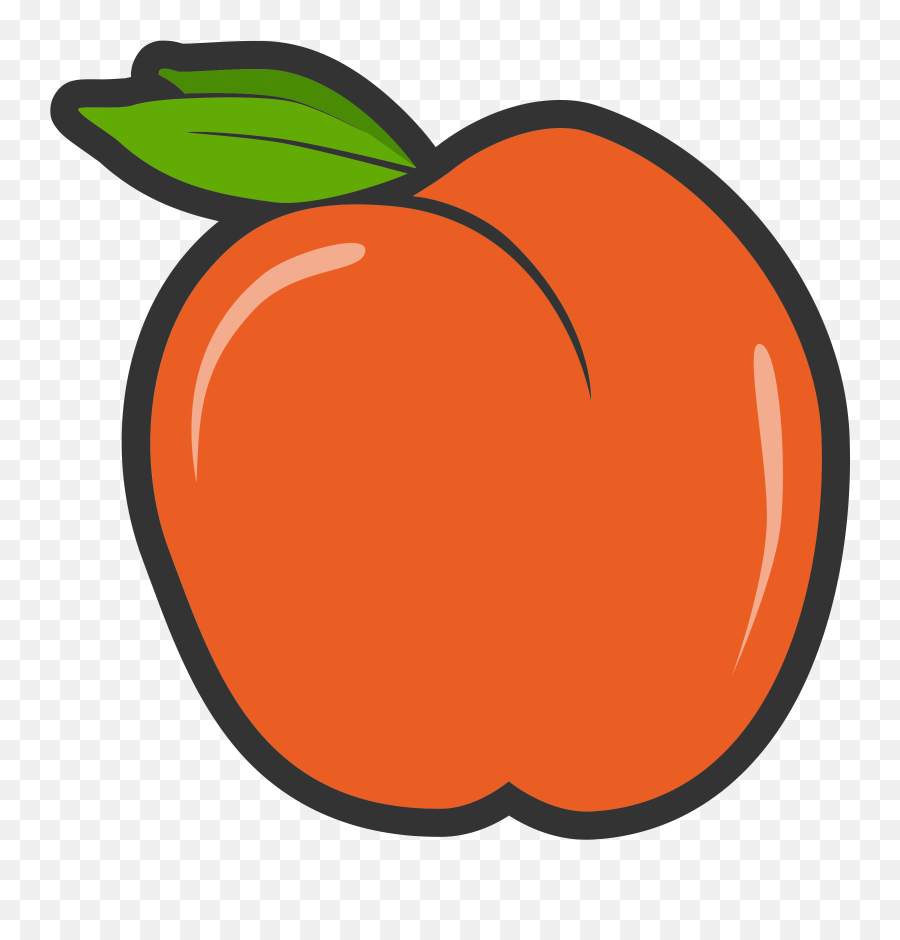 Pumpkin Apple User Peach Cc0 - Lisenssi Scalable Vector Mep Work Emoji,Peach Emoji Outline