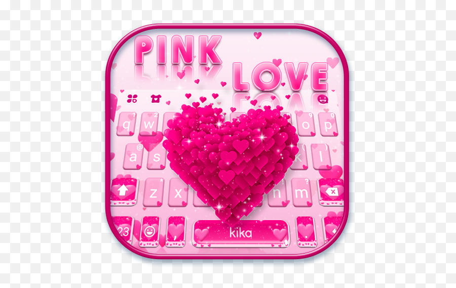Rose Delicate Heart Keyboard Theme 10 Download Android Apk - Girly Emoji,Kika Keyboard Adult Emojis Dont Work